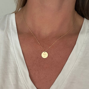 FUCK IT Coin Necklace