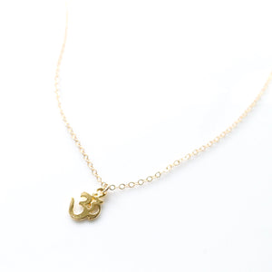 Om Charm Necklace