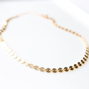 Gold Choker Necklace - Little Hawk Jewelry