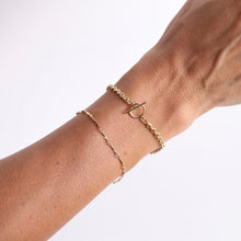 Load image into Gallery viewer, Delicate Jewelry by Little Hawk Jewelry | Chunk Toggle Bracelet
