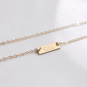 The Sorority Tag Necklace