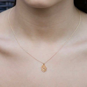 Hamas Charm Necklace | Little Hawk Jewelry