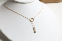 Load image into Gallery viewer, Madelyn Pearl Lariat Necklace
