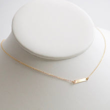 Load image into Gallery viewer, Personalized Mini Bar Necklace
