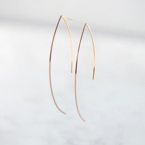 Classic Threader Earrings | Dainty Earrings | 14k Gold Filled and Sterling Silver
