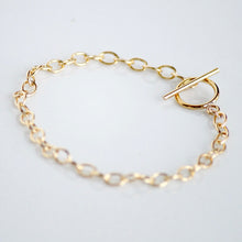 Load image into Gallery viewer, Chunky Gold Bracelet by Little Hawk Jewelry | Gold Filled Jewelry
