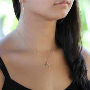 Gold Cross Necklace | Little Hawk Jewelry