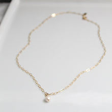 Load image into Gallery viewer, Freshwater Pearl and Gold Necklace by Little Hawk Jewelry
