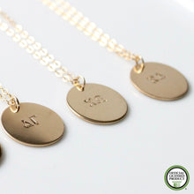 Load image into Gallery viewer, Sorority Necklace | Gold Filled | Sorority Gift | Little Hawk Jewelry 
