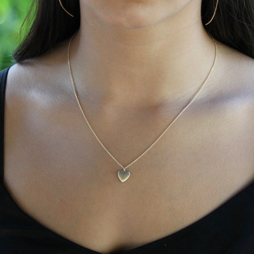 Gold Heart Locket | Little Hawk Jewelry