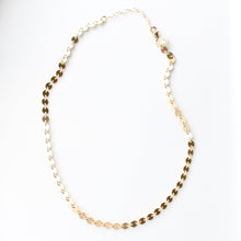 Load image into Gallery viewer, Gold Sequin Choker Necklace
