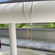 Load image into Gallery viewer, Hamsa Disc Necklace
