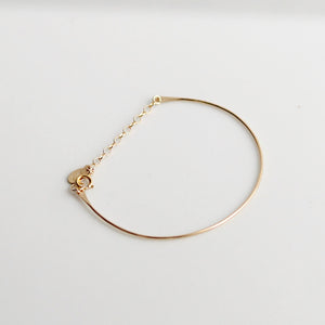 Half Moon Bracelet | 14k Gold Filled | Little Hawk Jewelry