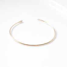 Load image into Gallery viewer, Hammered Gold Bangle
