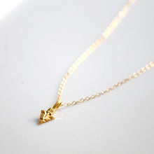 Load image into Gallery viewer, Gold Arrowhead Charm Necklace | Little Hawk Jewelry
