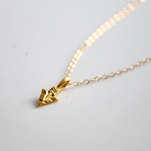 Arrowhead Charm Necklace | Little Hawk Jewelry