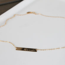 Load image into Gallery viewer, FUUUUCK Bar Necklace
