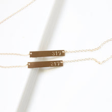 Load image into Gallery viewer, Hometown Pride Area Code Necklaces | Little Hawk Jewelry
