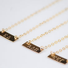 Load image into Gallery viewer, The Sorority Tag Necklace
