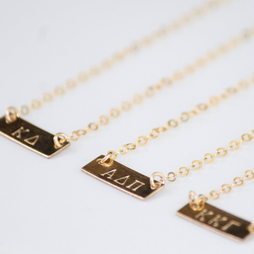 The Sorority Tag Necklace
