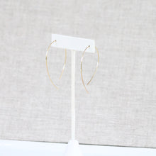 Load image into Gallery viewer, Barrel Threader Earrings | Dainty Earrings | 14k Gold Filled
