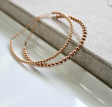 Load image into Gallery viewer, The Gaby Beaded Bracelet - Rose Gold
