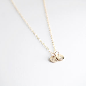 Little Hawk Jewelry | Initial Charm Necklace
