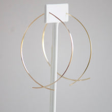 Load image into Gallery viewer, Hoop Threader Earrings in 14k Gold Filled | Little Hawk Jewelry
