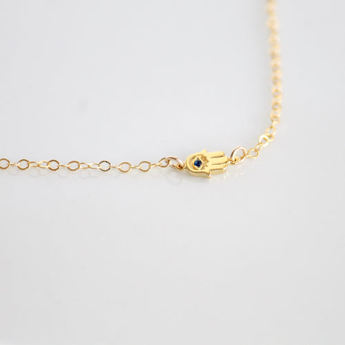 Hamsa Necklace by Little Hawk Jewelry | $44 | 14k Gold filled
