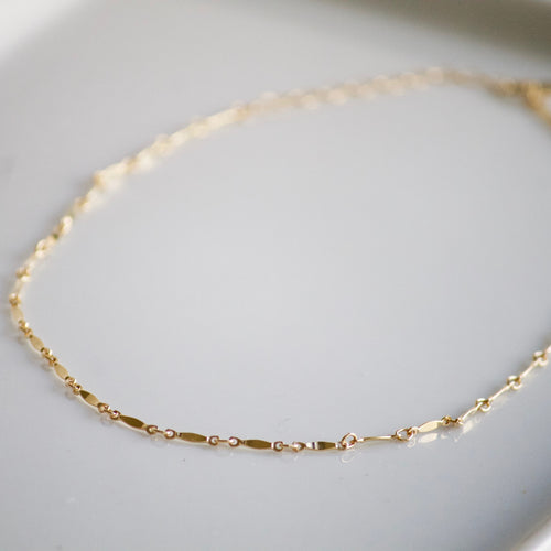 Bar Choker Necklace | Little Hawk Jewelry | Delicate Gold Jewelry
