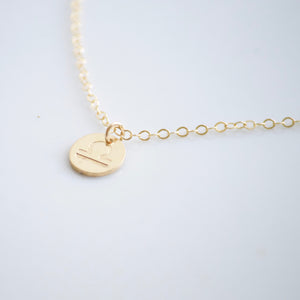 Zodiac Necklace | Libra Necklace | Little Hawk Jewelry