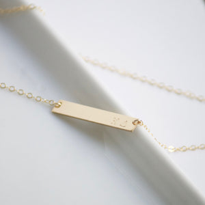 Kappa Delta KD Necklace - Little Hawk Jewelry