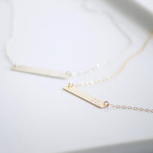 Load image into Gallery viewer, Area Code Bar Necklace | Little Hawk Jewelry
