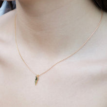 Load image into Gallery viewer, Petite Lightning Bolt Charm Necklace
