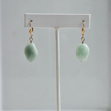 Load image into Gallery viewer, Aventurine Earrings Little Hawk Jewelry. Green earrings
