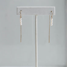 Load image into Gallery viewer, Pearl Threader Earrings
