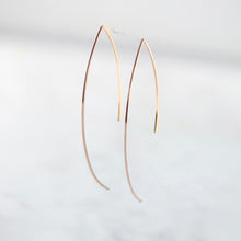 Load image into Gallery viewer, Classic Threader Earrings | Dainty Earrings | 14k Gold Filled and Sterling Silver
