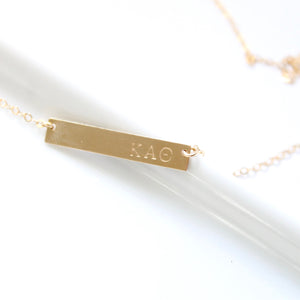 Kappa Alpha Theta Necklace - Little Hawk Jewelry