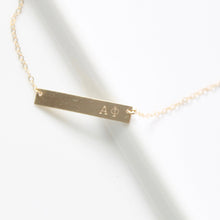 Load image into Gallery viewer, Alpha Phi Necklace - Little Hawk Jewelry
