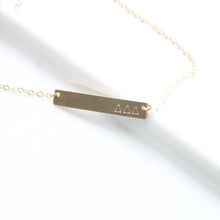 Load image into Gallery viewer, Delta Delta Delta Necklace - Little Hawk Jewelry
