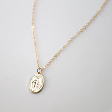 Load image into Gallery viewer, Gold Religious Necklaces | Blessed Mother | Miraculous Medal
