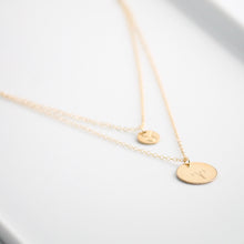 Load image into Gallery viewer, Gold Coin Necklaces | Little Hawk Jewelry 
