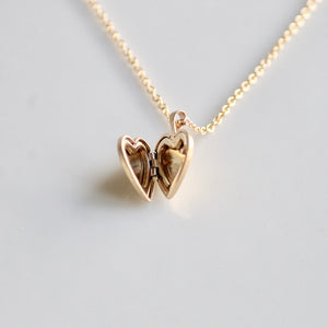 Heart Locket | 14k Gold Filled | Little Hawk Jewelry