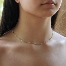 Load image into Gallery viewer, Bar Chain Necklace | Dainty Jewelry | Little Hawk Jewelry

